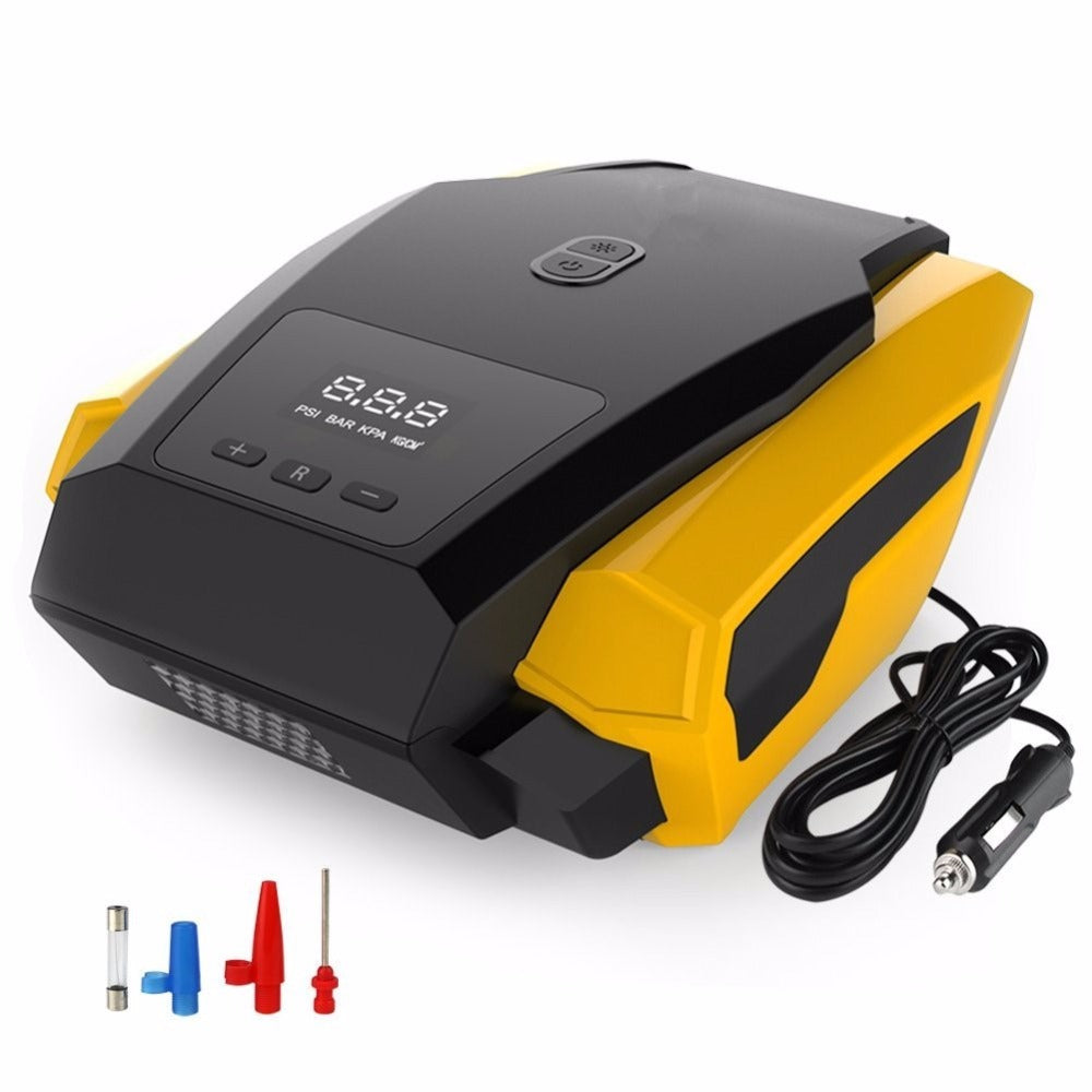 Pompe à air portative pour voiture avec écran digital, pression réglable 150 PSI