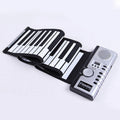 Piano numérique flexible en silicone 61 touches à rouleau – clavier portable pliable