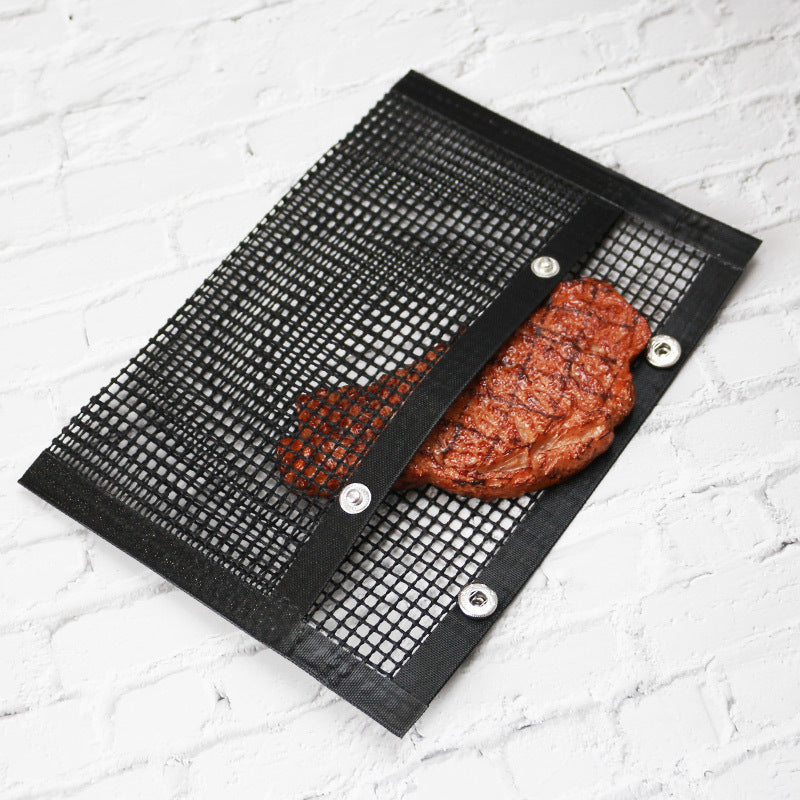 Sac à Grille Antiadhésif pour Barbecue, Résistant à Haute Température, Réutilisable