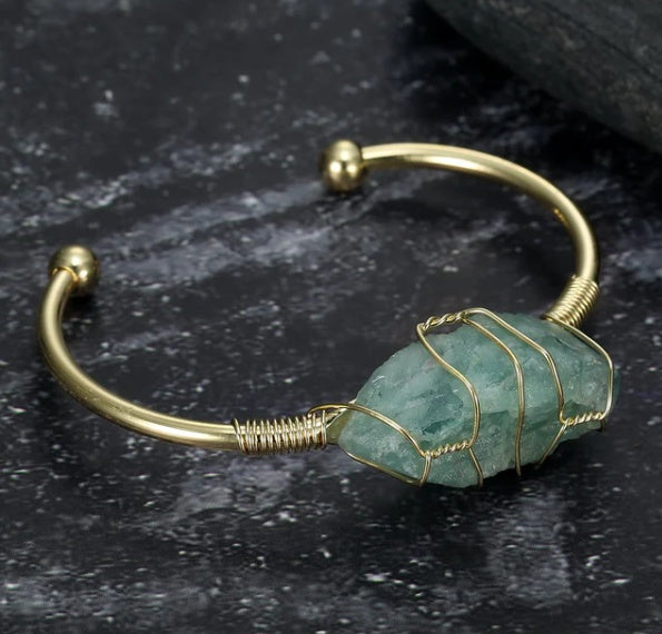 Bracelet Asgard en pierre précieuse naturelle travaillée