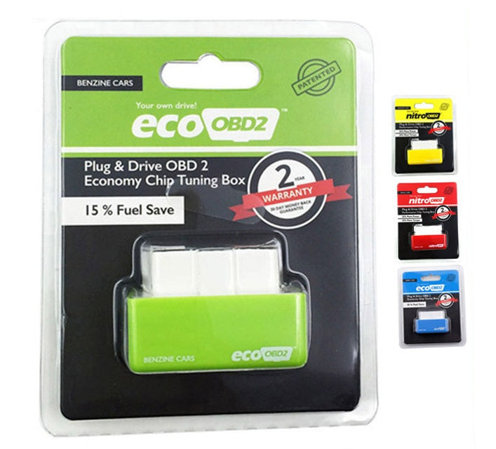 Boîtier Éco OBD2 Plug and Play pour Voiture Essence - Économie de Carburant Driver