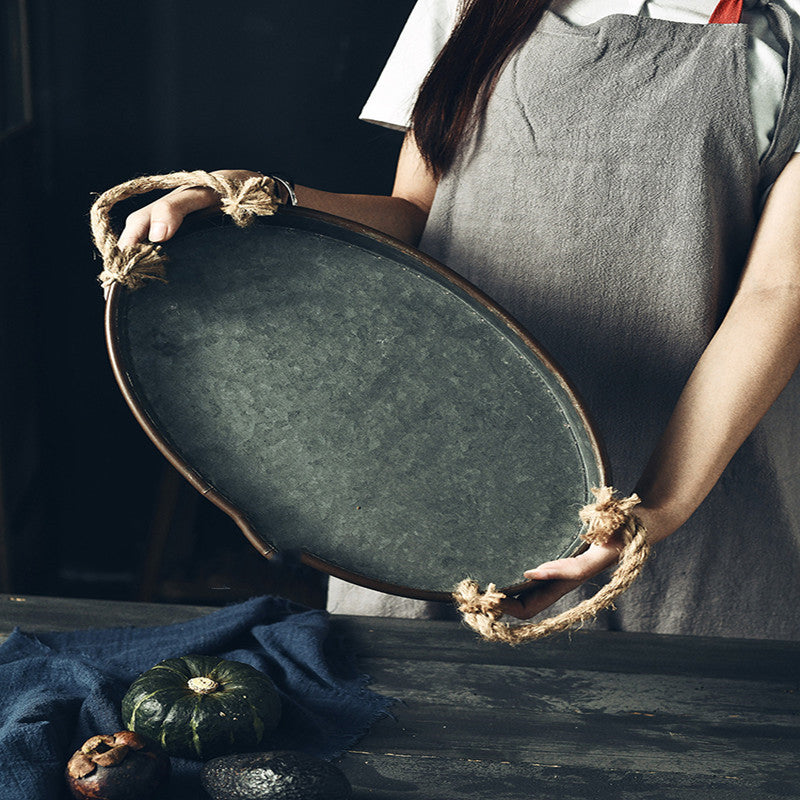 Décoration Antique en Fleurs Sèches de Style Steak