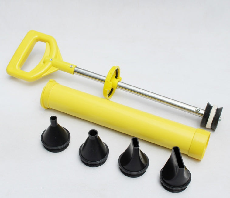 Pistolet de remplissage et jointoiement en plastique pour mortier ciment, kit 4 pièces