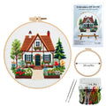 Paquet de Matériel de Broderie Cottage de Jardin
