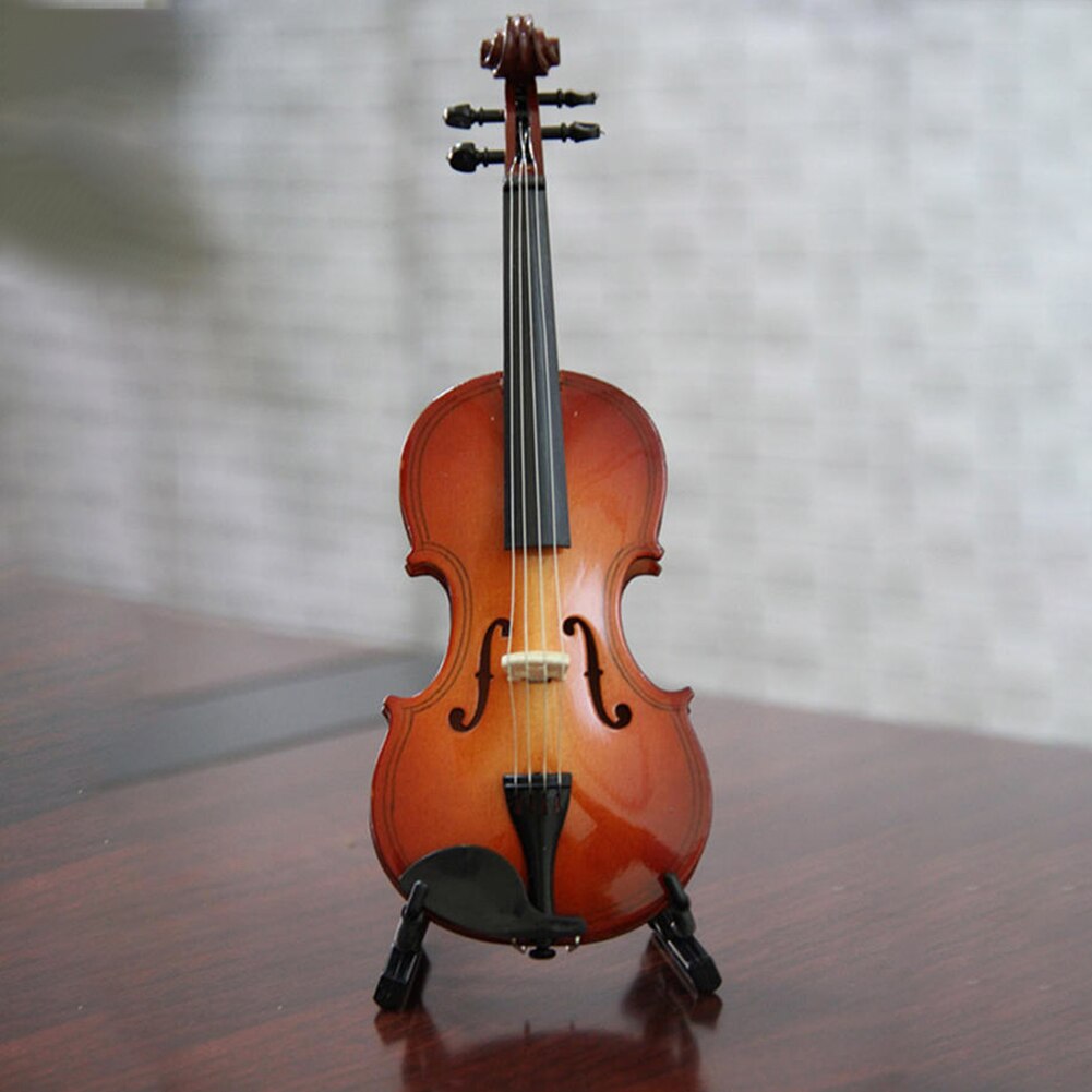 Mini instrument de musique modèle violon en bois