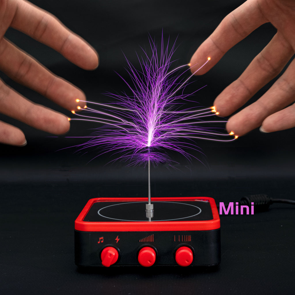 Bobine Tesla Musicale avec Éclairs et Connexion Bluetooth pour Smartphone