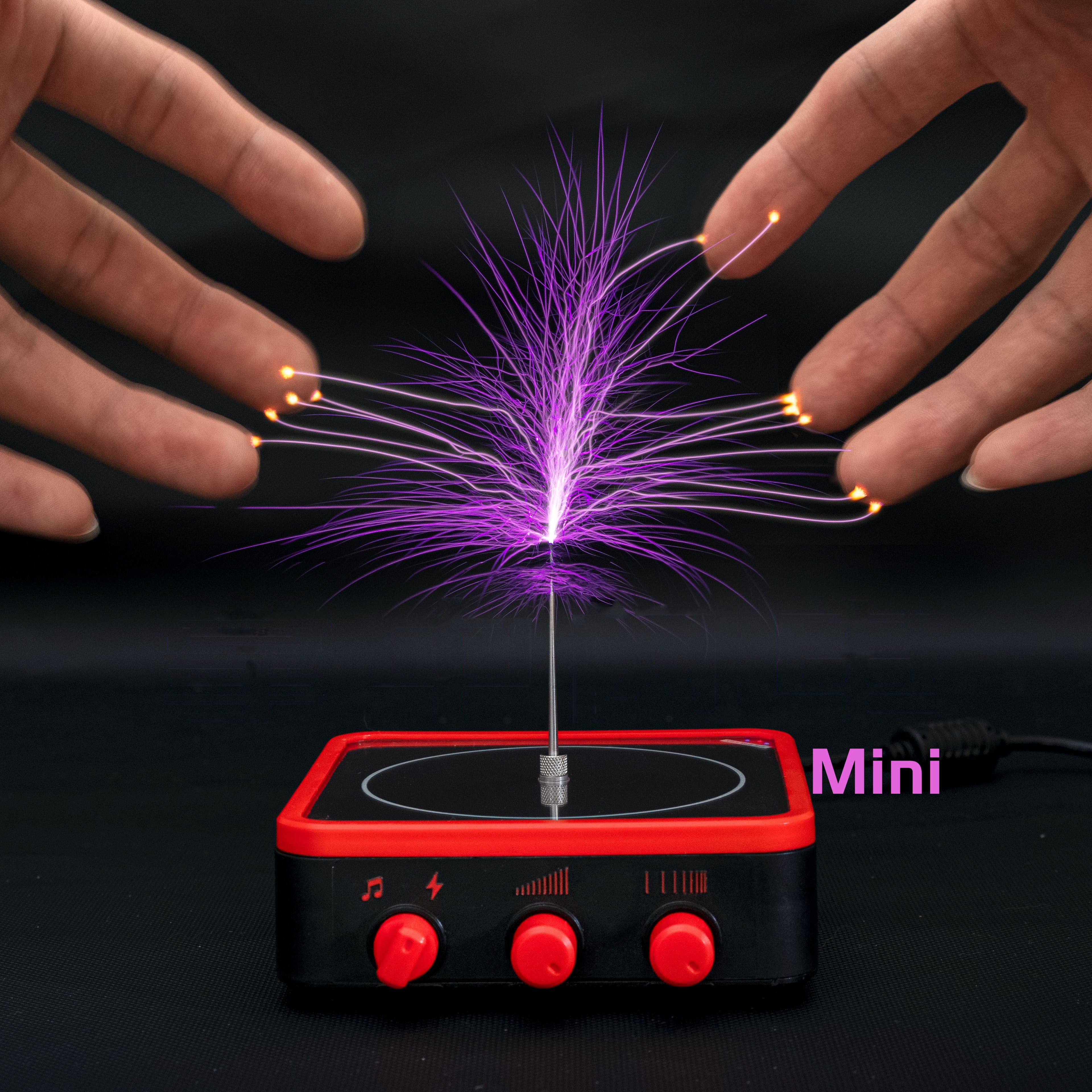 Bobine Tesla Musicale avec Éclairs et Connexion Bluetooth pour Smartphone