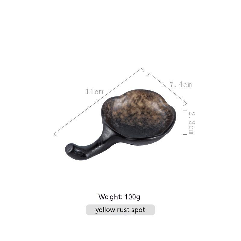 Creative Personality Of Ceramic Household Dipping Sauce Seasoning Dishes With Handles