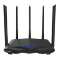 Routeur double bande AC7 avec 4 ports, connexion filaire, design compact 220x141,5x49 mm