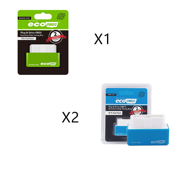 Boîtier Éco OBD2 Plug and Play pour Voiture Essence - Économie de Carburant Driver