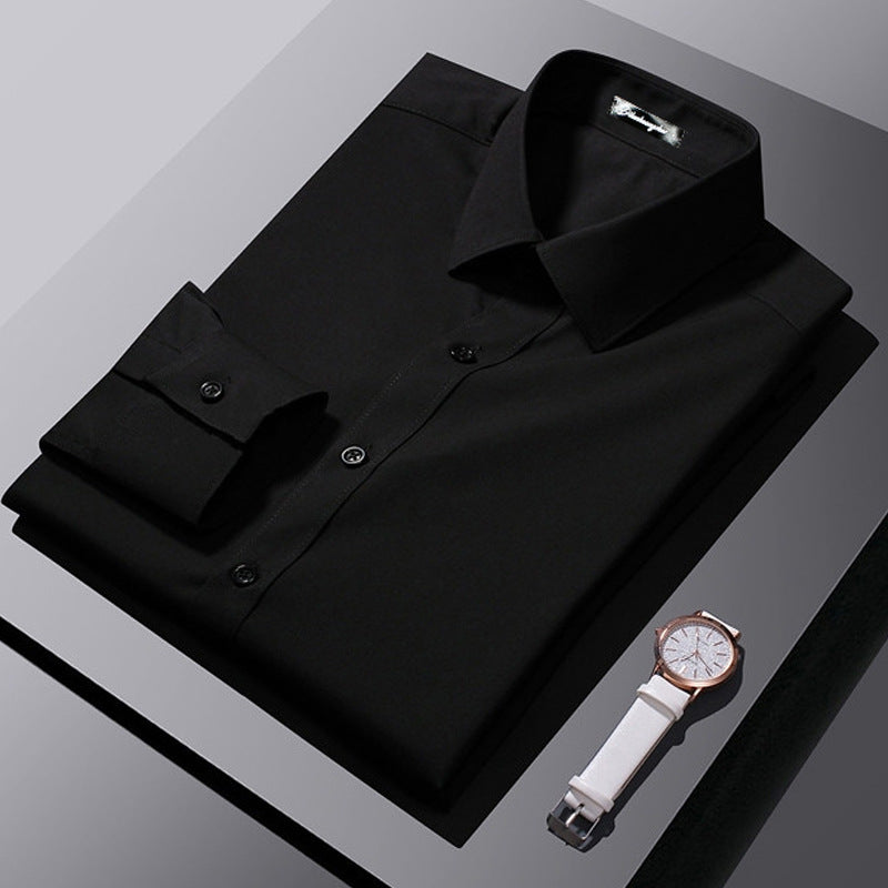 Chemise professionnelle formelle à manches longues style coréen pour affaires