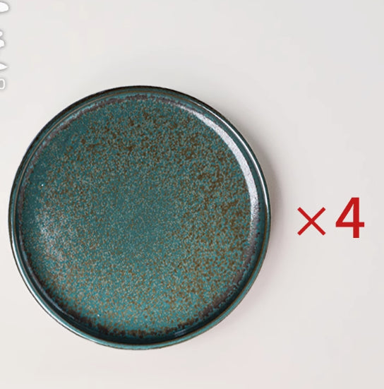 Assiette de cuisine occidentale – Vaisselle rétro – Style japonais créatif pour la maison