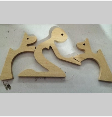 Ornement de Bureau en Bois Nordic Decoration