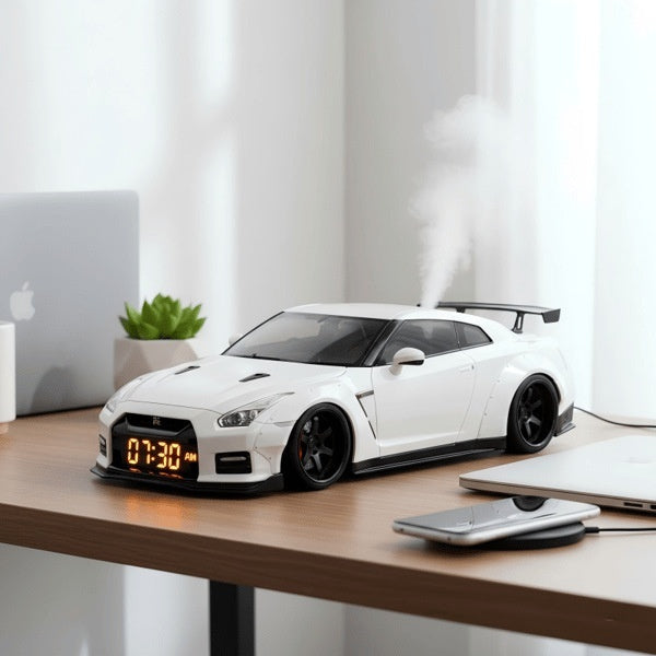 Réveil Supercar avec Effets Réalistes de Moteur et d’Éclairage Innovants