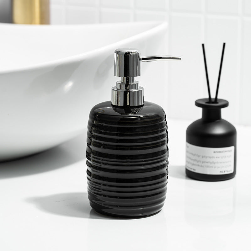 Bouteille de rangement en céramique pour toilettes modernes