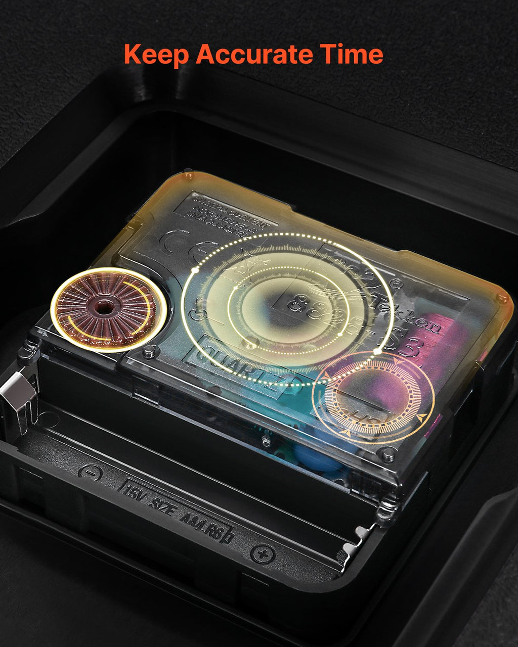 Horloge Murale, Horloge Murale 20 pouces, Chiffres Romains, Alimentation par Pile, Silencieuse sans Tic-Tac, Classique Déco Rond, Pour Salon Chambre Bureau Cuisine Salle à Manger Déco Maison Farmhouse, Marron