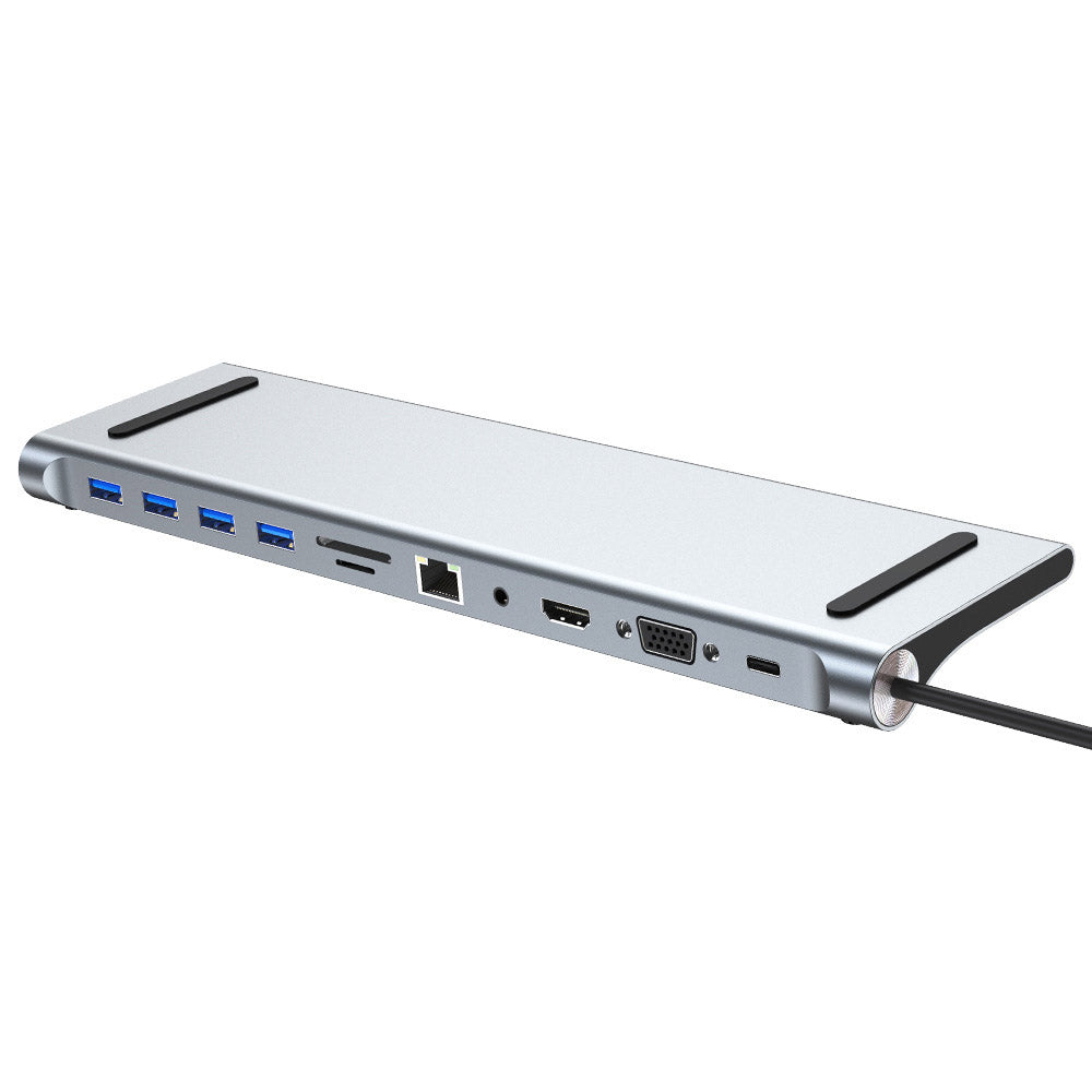 Station d'accueil 11-en-1 pour ordinateur portable Macbook avec connexion Type-C