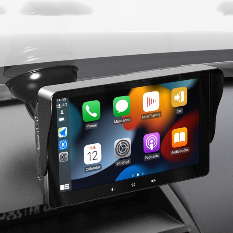 Écran sans fil 7 pouces CarPlay avec Interface allume-cigare et Ventouse Universelle