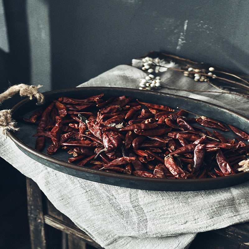 Décoration Antique en Fleurs Sèches de Style Steak