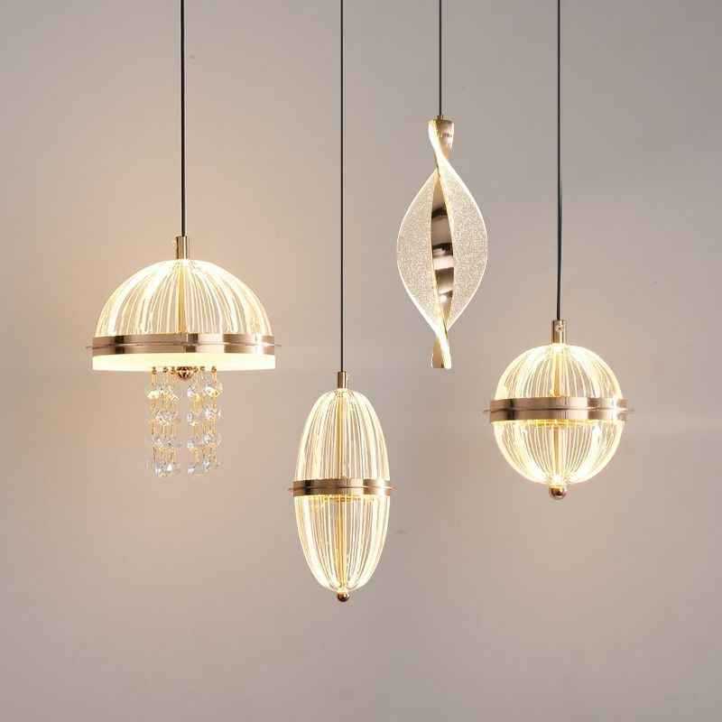 Petit Lustre de Luxe Léger à la Française pour Chambre et Appartement