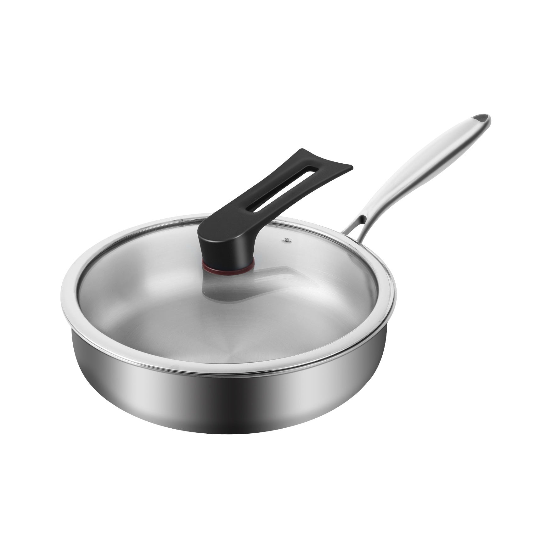 316L Stainless Steel Frying Uncoated Household Pan - IVOIRART.COM