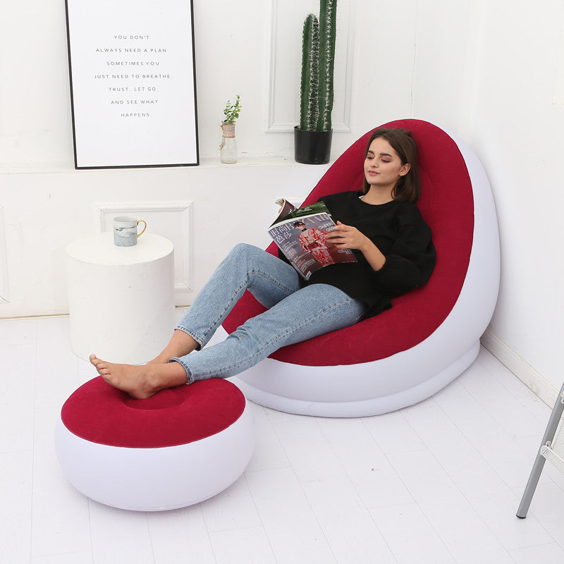 Fauteuil Poire Relaxant avec Canapé Gonflable Pliable - Confort et Élégance