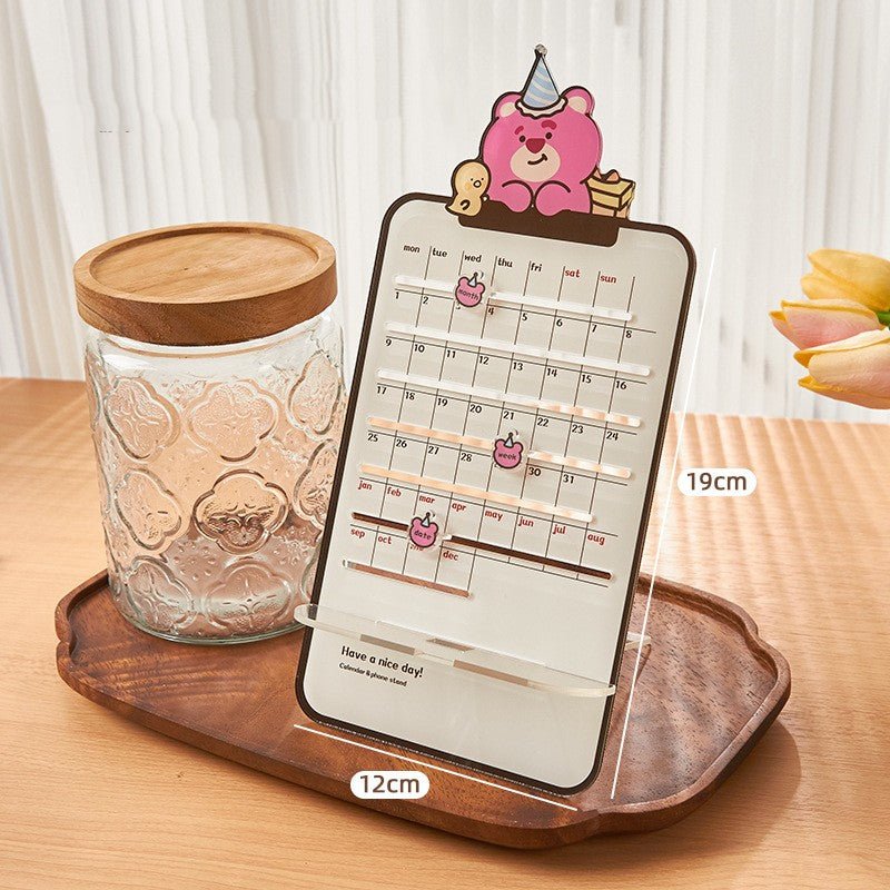 Calendrier Perpétuel Fait Main Diy Ferring Décoration de Bureau