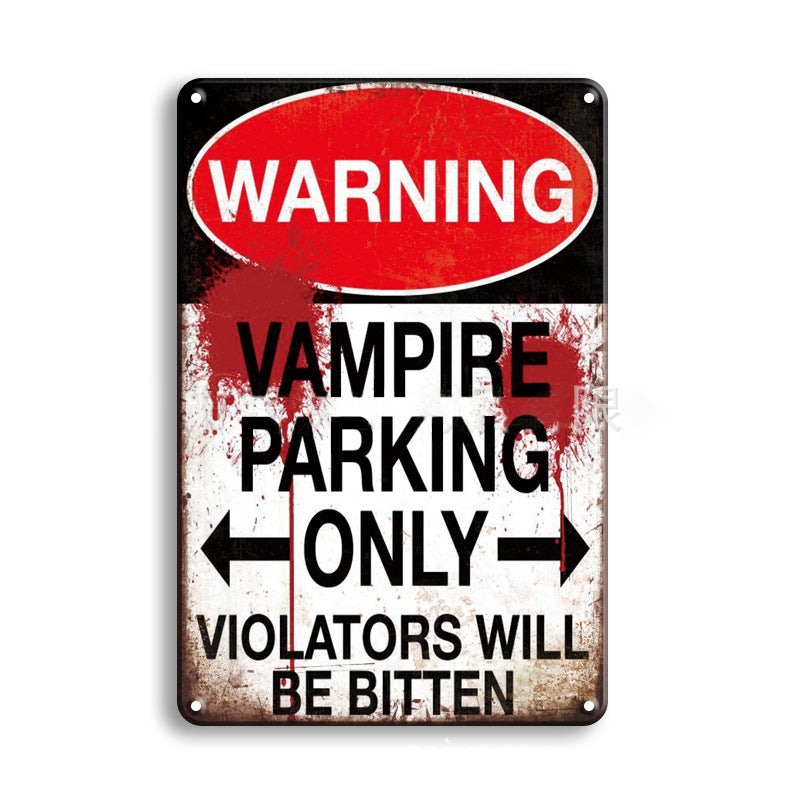 Décoration intérieure rétro en métal - Peinture en tin