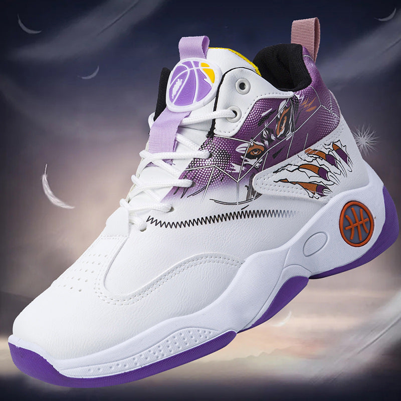 Chaussures de Basket Hautes Respirantes pour Hommes - Confort et Performance