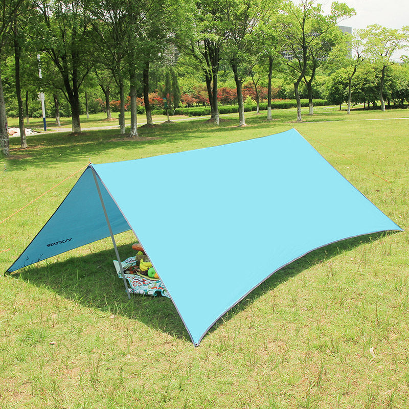 Auvent d'ombre solaire pour camping - tente 3x3 m, ultra légère et résistante aux intempéries