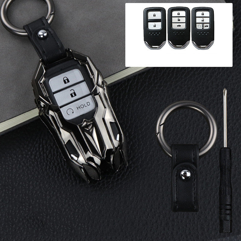 Coque de protection universelle pour clé de voiture en alliage de zinc durable