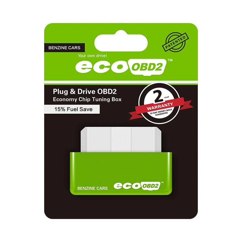Boîtier Éco OBD2 Plug and Play pour Voiture Essence - Économie de Carburant Driver
