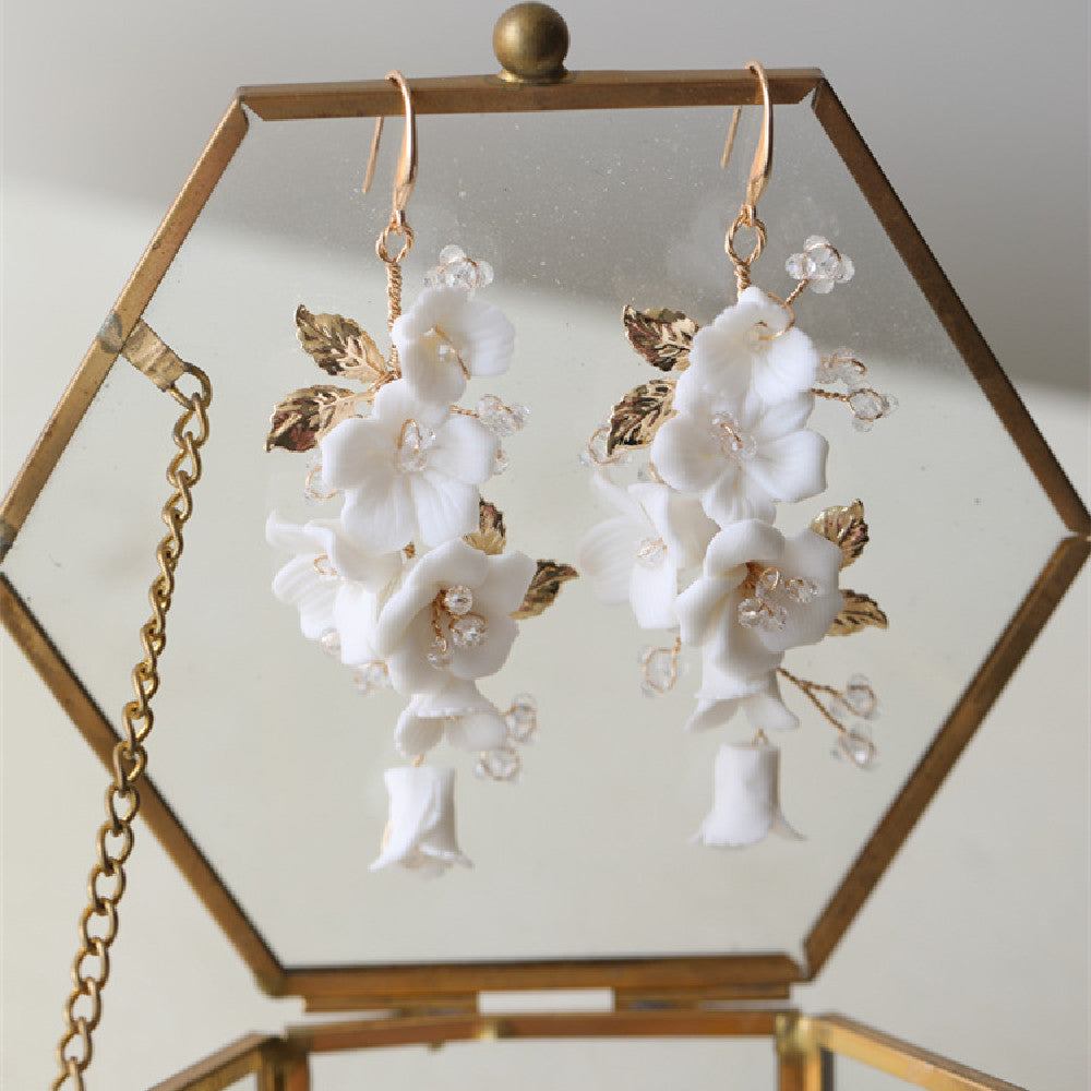 Boucles d'oreilles en céramique pour femmes