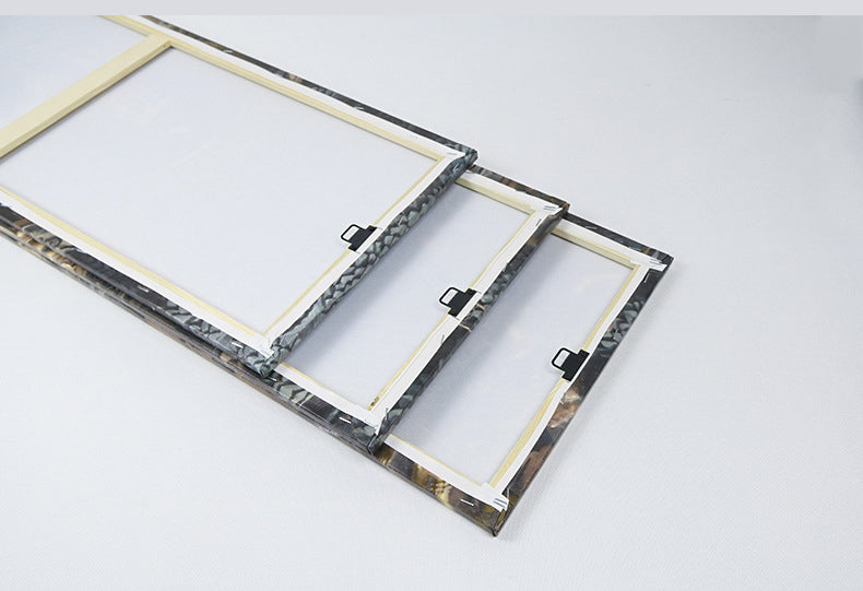 Peinture à l'huile de Jésus et des moutons - Cadeaux de foi pour chrétiens toile avec cadre