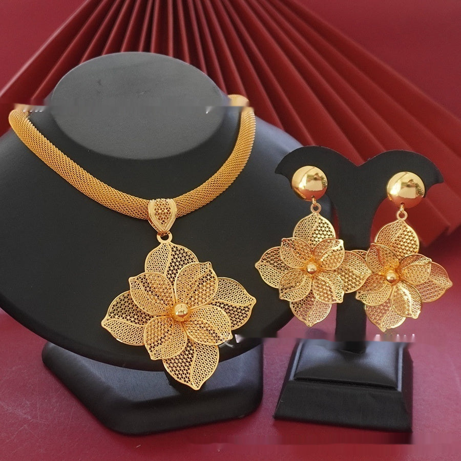 Pendant Necklace And Earrings Jewelry Wedding Party