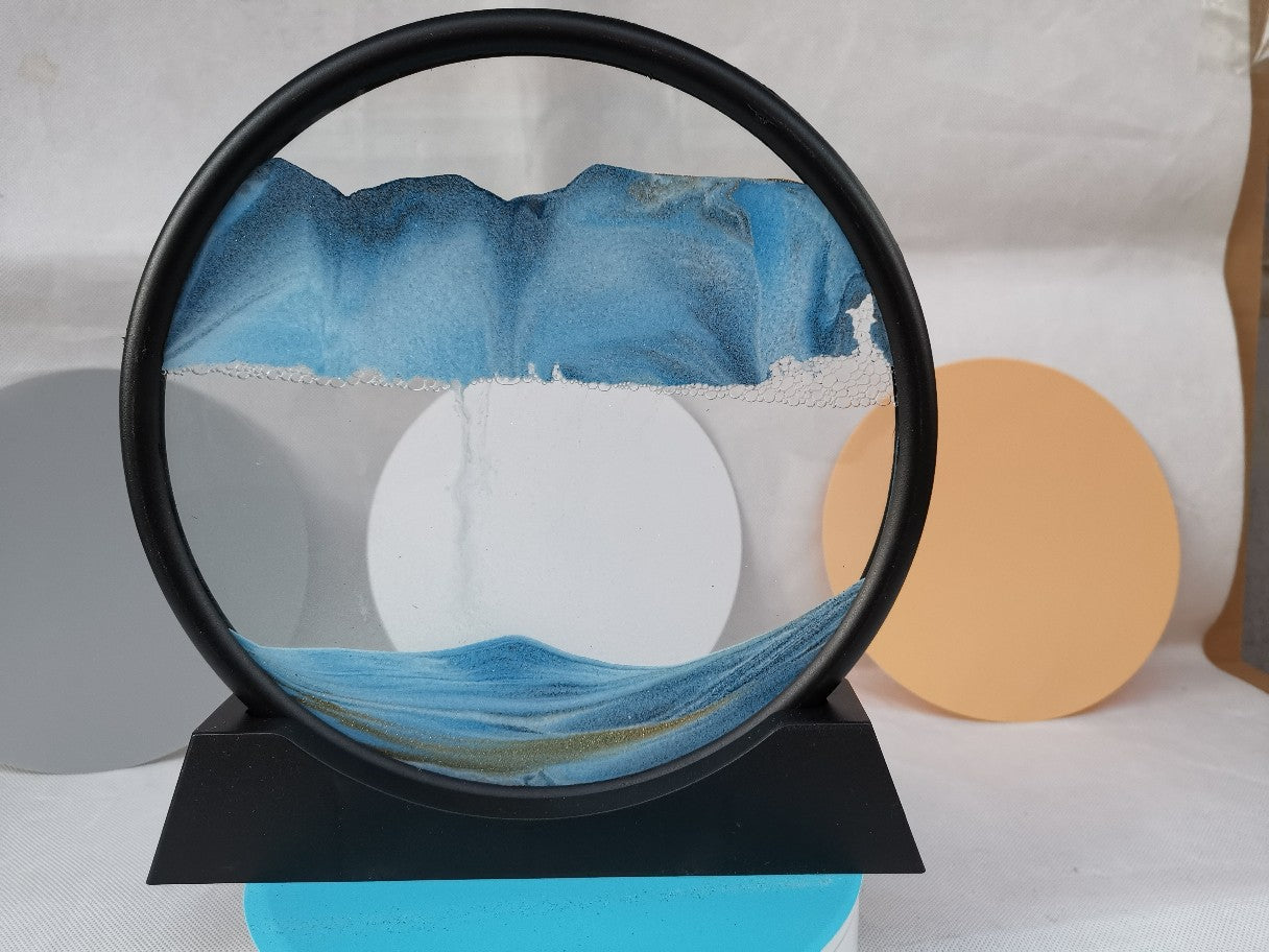 Ornements de peinture de sable mouvant