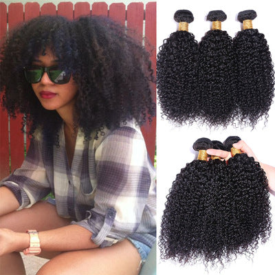 Explosion brésilienne de chansons africaines, rideaux de cheveux humains bouclés et frisés, vente en gros de cheveux
