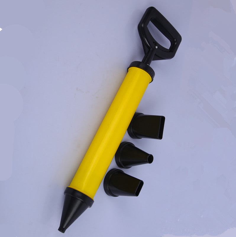 Pistolet de remplissage et jointoiement en plastique pour mortier ciment, kit 4 pièces