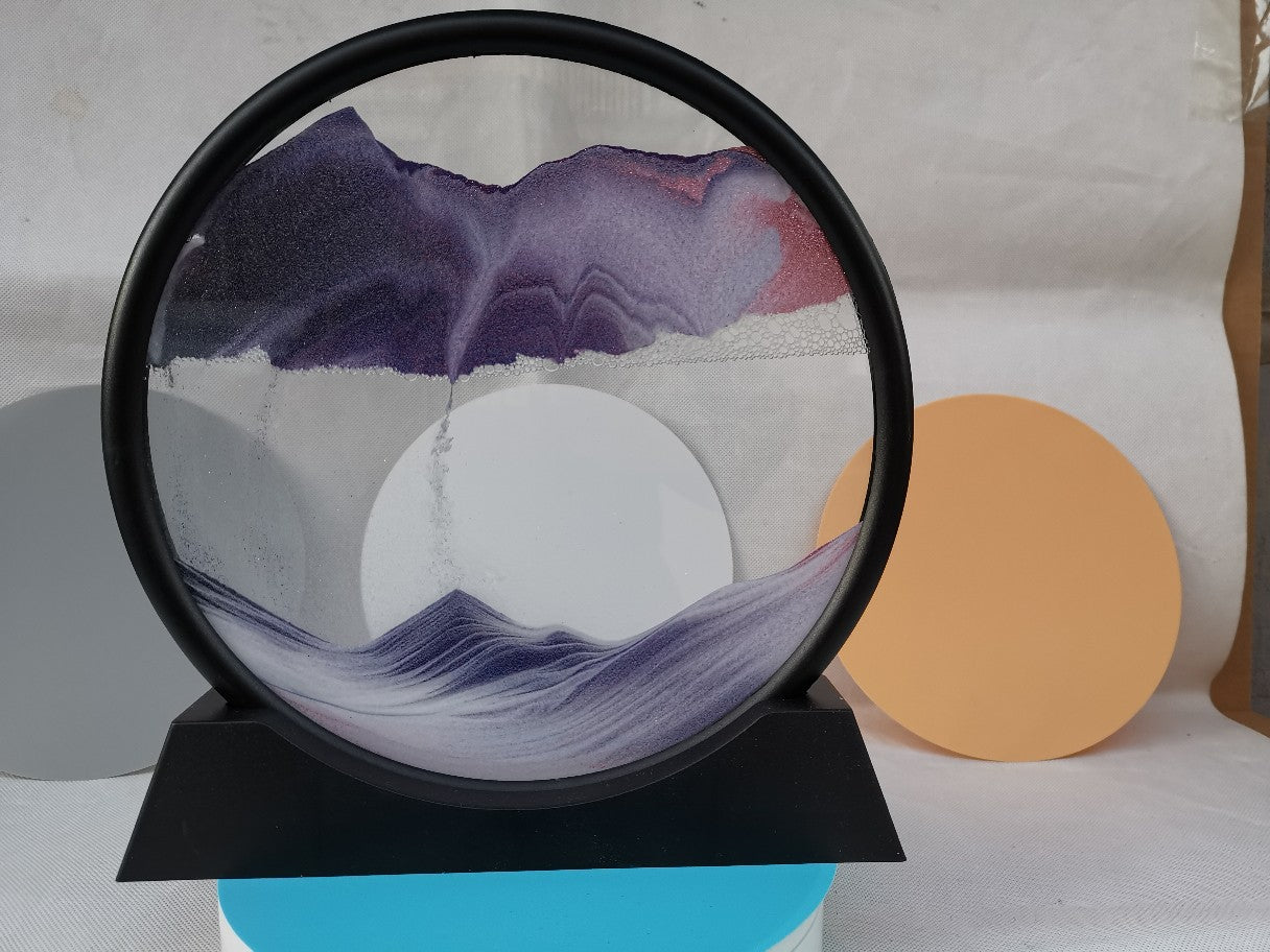 Ornements de peinture de sable mouvant