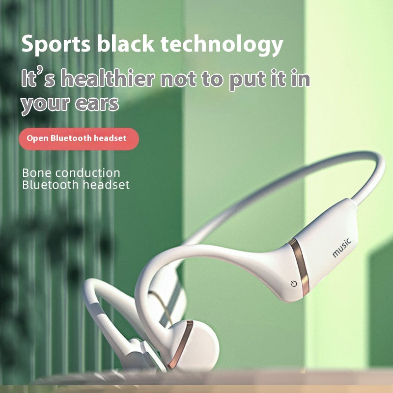 Casque Sans Fil Bluetooth Deuxième Génération H12 à Conduction Osseuse Ouverte