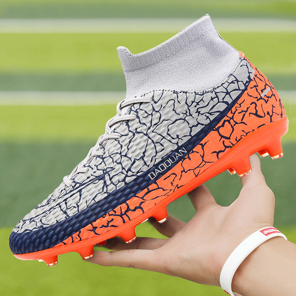 Chaussures d'entraînement montantes pour hommes et jeunes joueurs de football