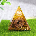 Household Resin Crystal Crushed Stone Pyramid Drip Craft Ornament
