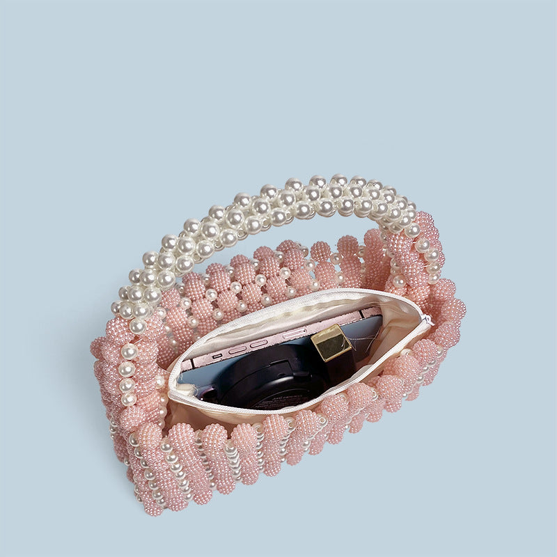 Sac à main perle de Waxberry fait main en perles