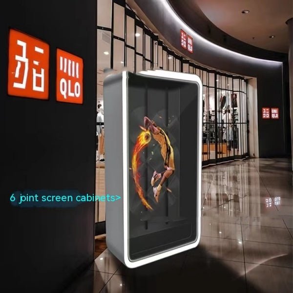 3d Holographic Fan Advertising Machine 60CM Splicing 33 Joint Screen Floor Stand - IVOIRART.COM