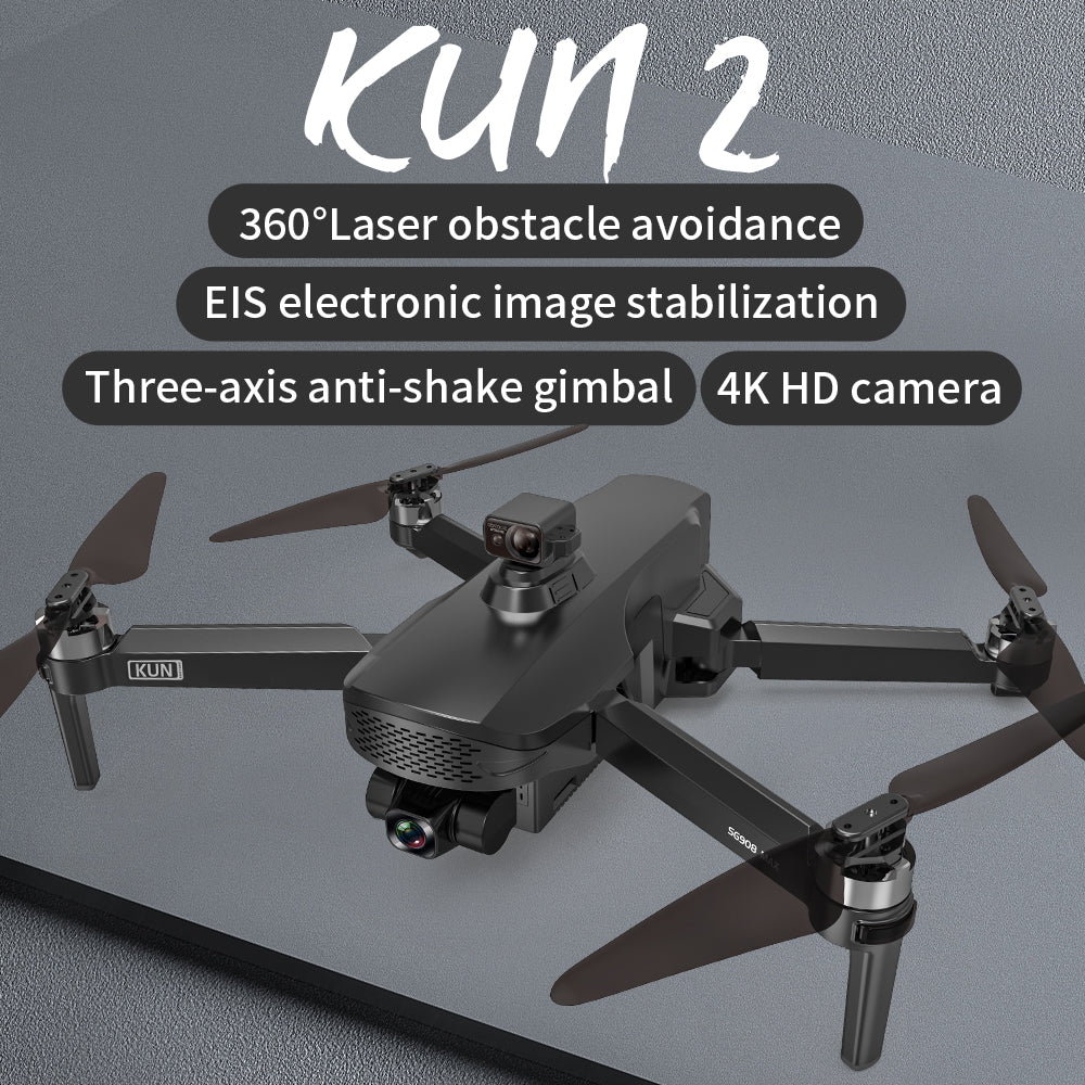 SG908MAX Kun 2 Drone Photographique Aérien GPS avec Transmission Image Améliorée