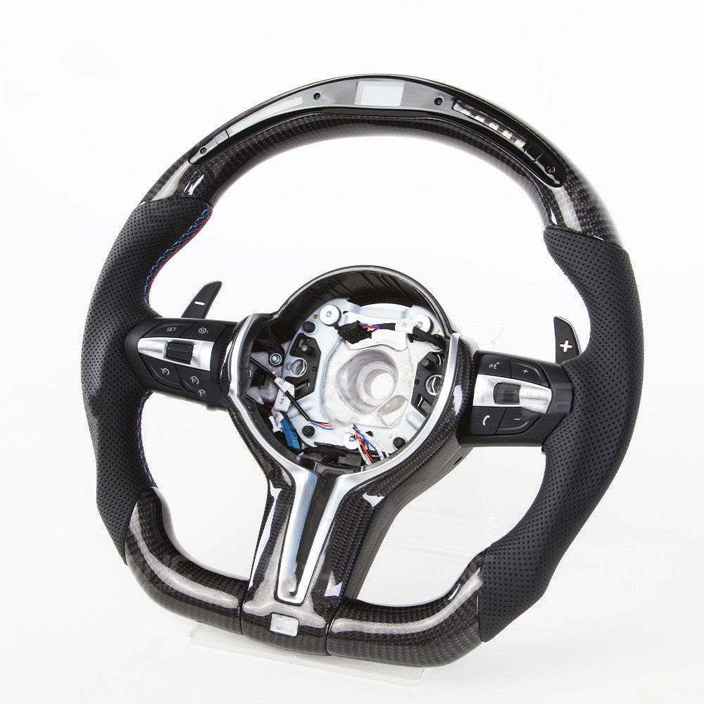 Volant sport LED en fibre de carbone Thong pour conduite dynamique et élégante
