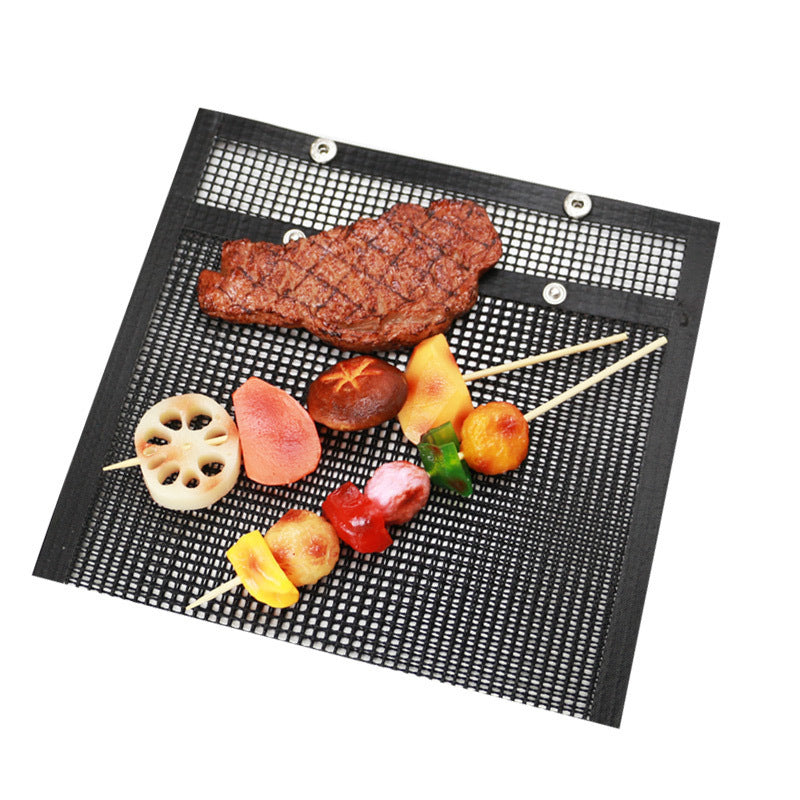 Sac à Grille Antiadhésif pour Barbecue, Résistant à Haute Température, Réutilisable