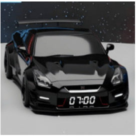 Réveil Supercar avec Effets Réalistes de Moteur et d’Éclairage Innovants