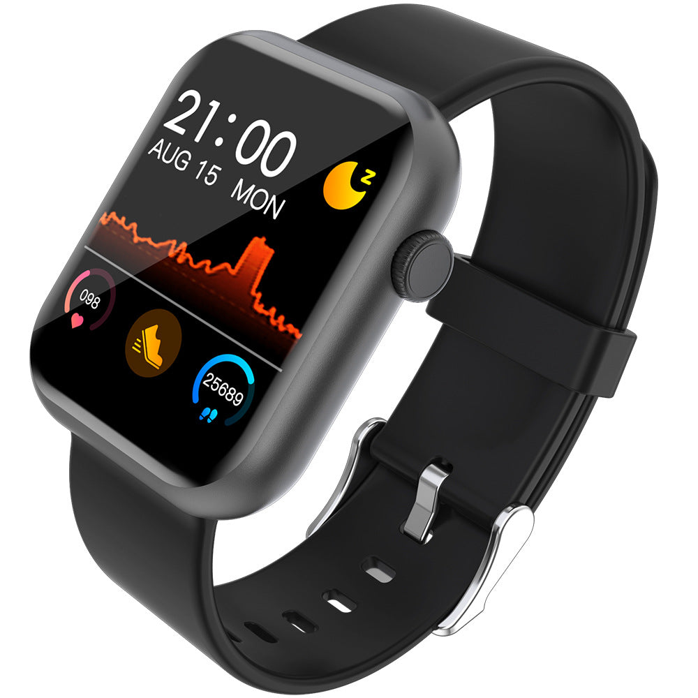 Montre intelligente tactile complète R3L avec écran 1,3 pouce et bracelet silicone