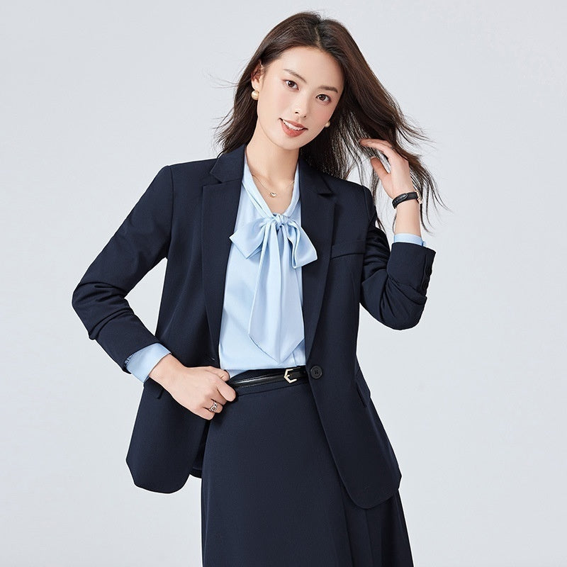 Nouvel Ensemble Professionnel Élégant et Sophistiqué : Costume Formelle et Jupe